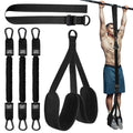 Pull Up Assist Band with Double Foot Holder and Steel Hooks