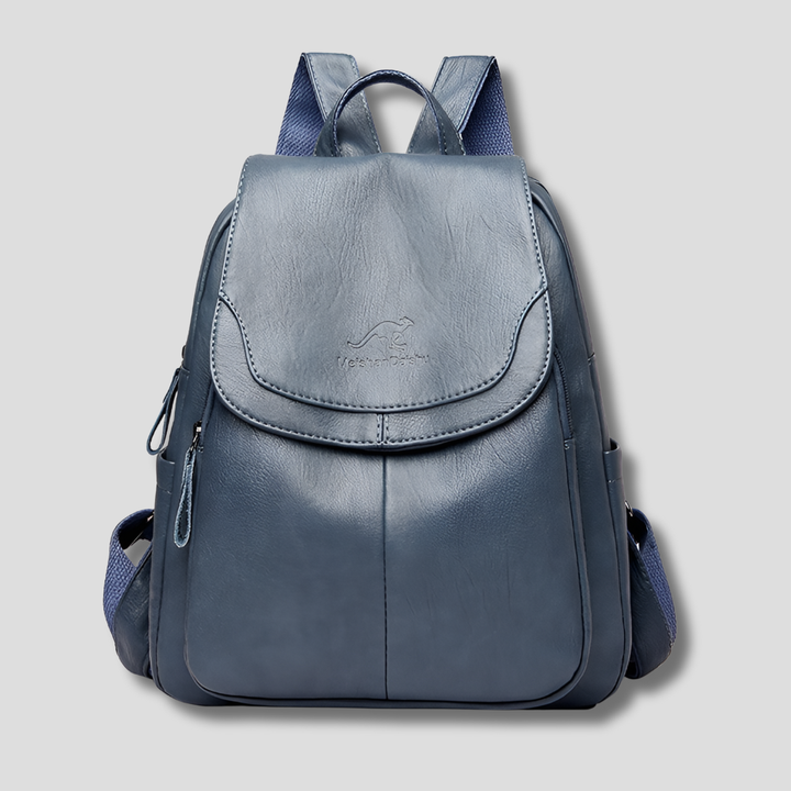 Havenholt Embossed Anti-Theft Backpack with Back Zip