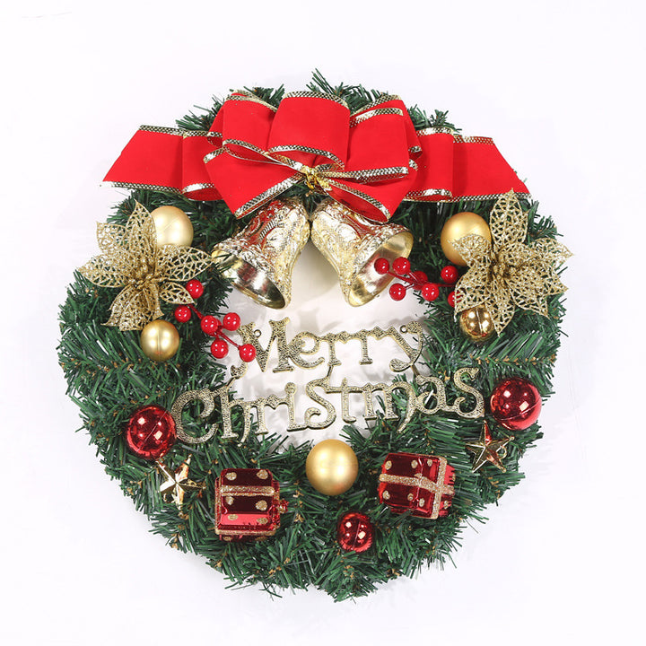 Christmas Window Garland Bowknot Red Berry Branch 30cm