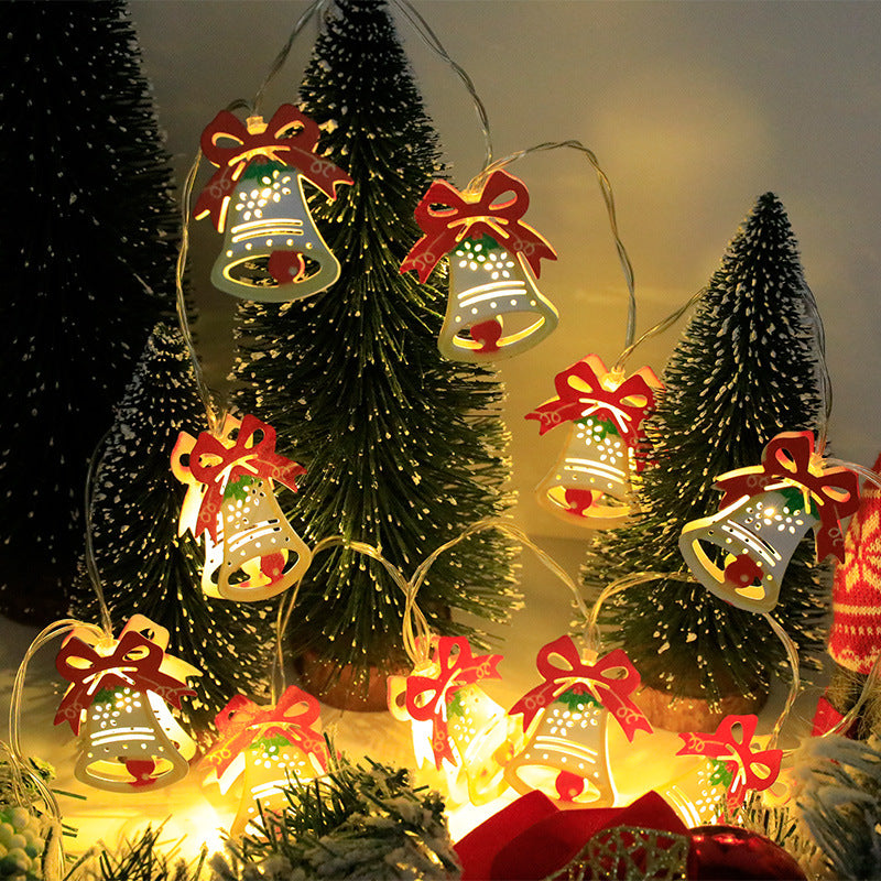 LED Christmas String Lights, Santa, Elk and Snowman Ornaments