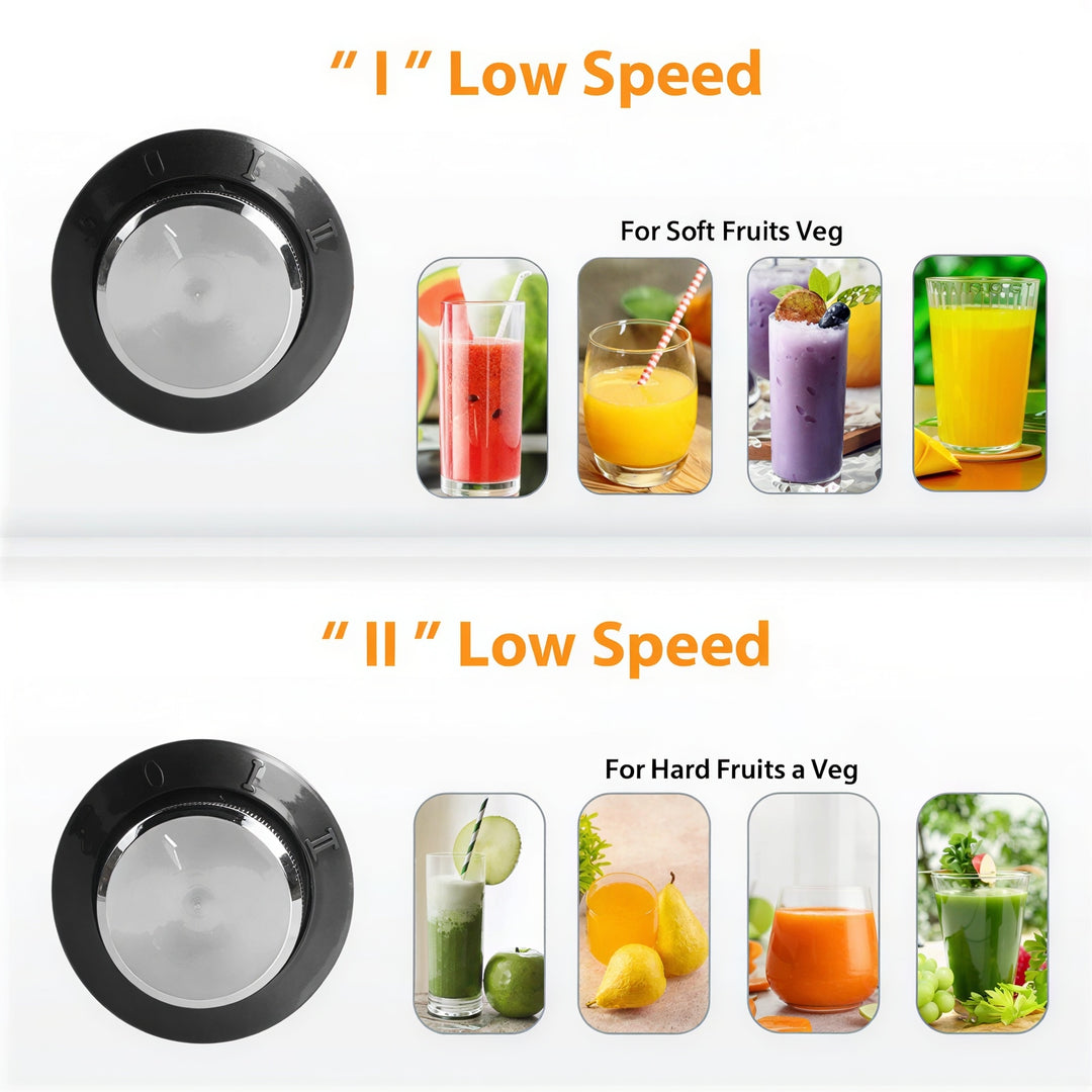 800W Electric Juicer Machine with Dual Speed Settings