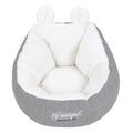 Cosy dog bed with cover – soft sleeping bag nest for small pets