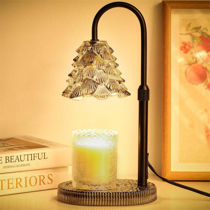 Havenholt Candle warmer lamp with timer and dimmer, white tree design