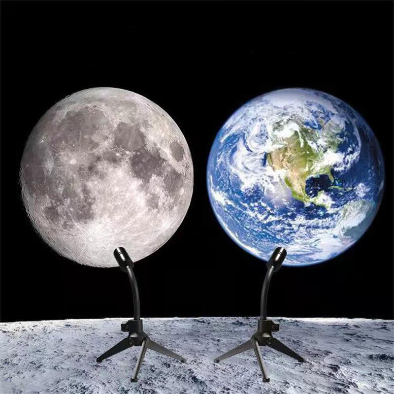 Havenholt Moon and Earth Projection Lamp with Two Films