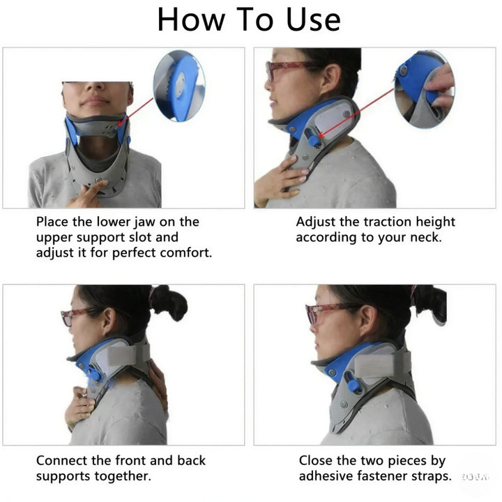 Havenholt Cervical Traction Neck Brace, Height Adjustable
