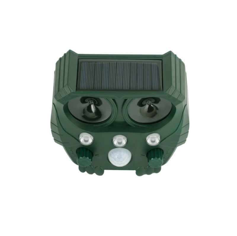 Animal Repeller Solar Powered Ultrasonic 360 Degrees Coverage