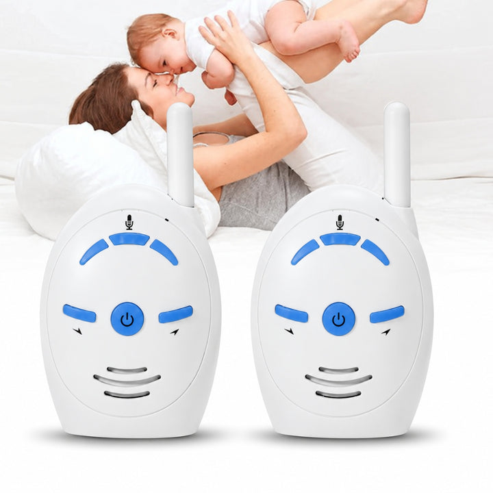 Audio Baby Monitor with High Sensitivity Microphone and Wireless Range Coverage