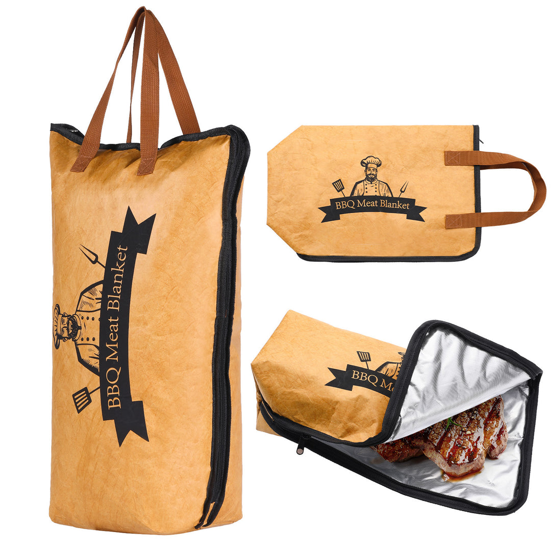 BBQ Meat Resting Blanket with Insulated Design and Carry Handle