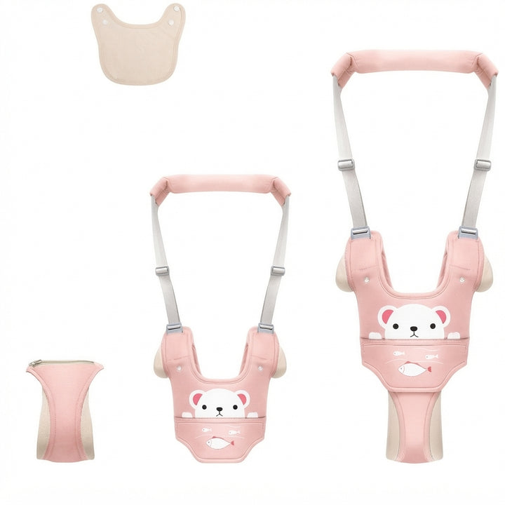 Baby Walking Harness, Adjustable Toddler Walker Assistant Belt with Detachable Crotch Support for 9 to 24 Months