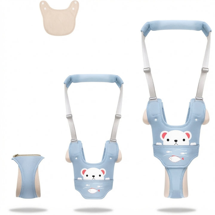Baby Walking Harness, Adjustable Toddler Walker Assistant Belt with Detachable Crotch Support for 9 to 24 Months