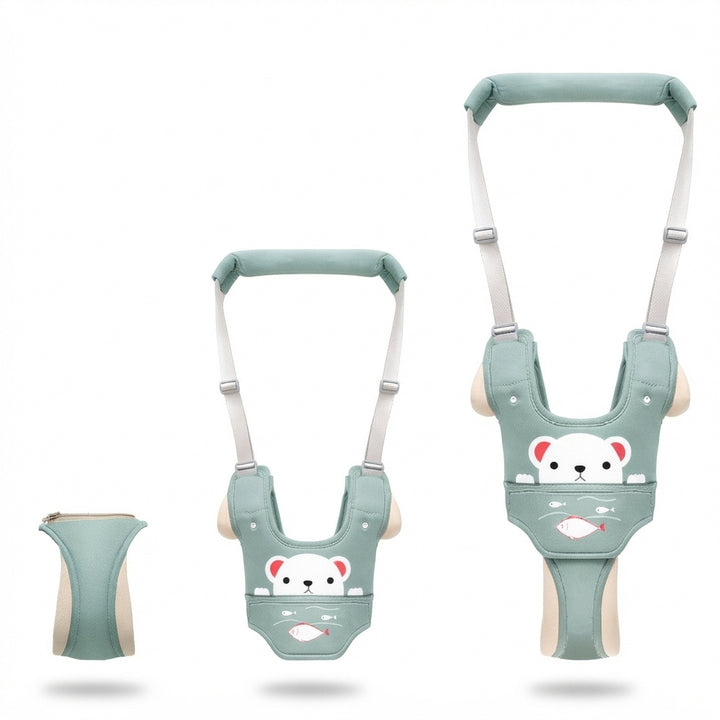 Baby Walking Harness, Adjustable Toddler Walker Assistant Belt with Detachable Crotch Support for 9 to 24 Months