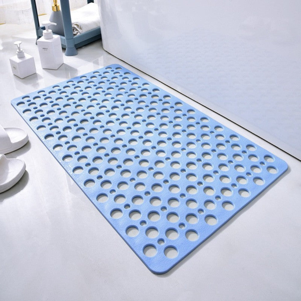 Textured Shower Mat with Bacterial Resistance and Non-Slip Grip