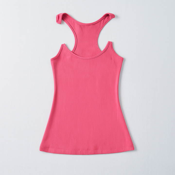 Havenholt Ribbed Slim Fit Vest Top with Invisible Straps