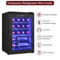 Compact Wine Fridge with Digital Touch Controls