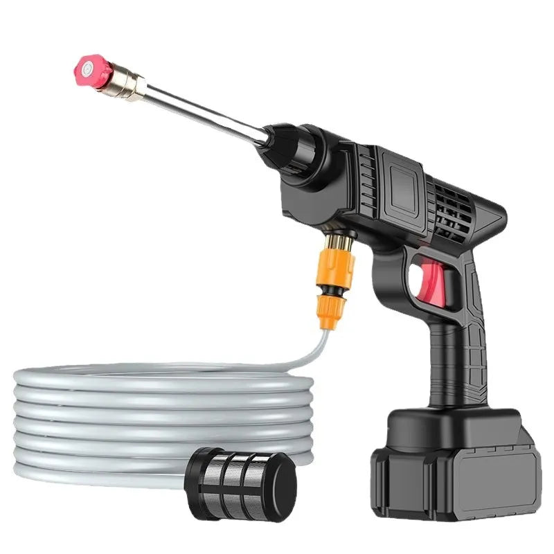 Cordless Pressure Washer 380 PSI with Foam Soap Kettle and Dual 24V Batteries