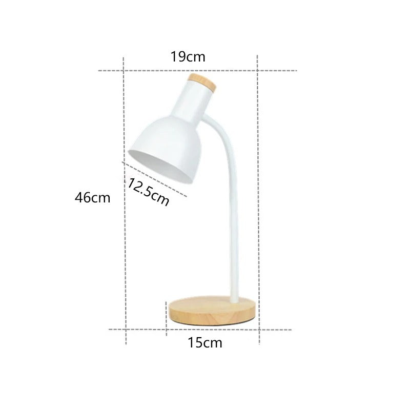 Desk LED Lamp with Pen Holder for Reading and Writing