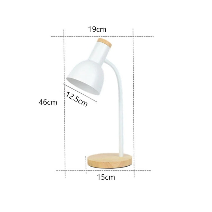 Desk LED Lamp with Pen Holder for Reading and Writing