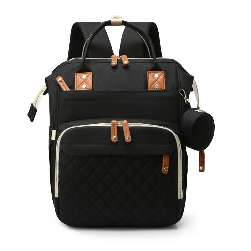 Diaper Backpack with Multi-Pocket Storage and Adjustable Shoulder Straps