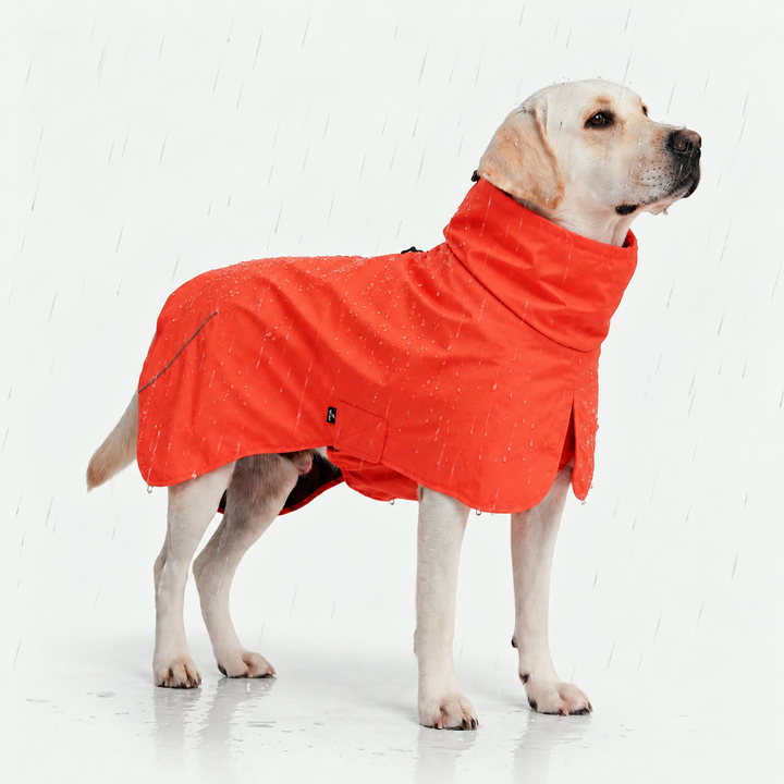 Dog Raincoat, Waterproof Rain Jacket, Reflective Full Body Coverage, Windproof and Breathable