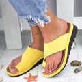 Bunion Sandals with Toe Alignment and Three-Arch Support, Memory Foam Wedge