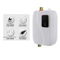 Electric Instant Water Heater with Digital Display and Wall Mount
