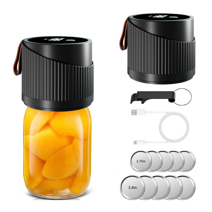 Electric Mason Jar Vacuum Sealer with LED Display
