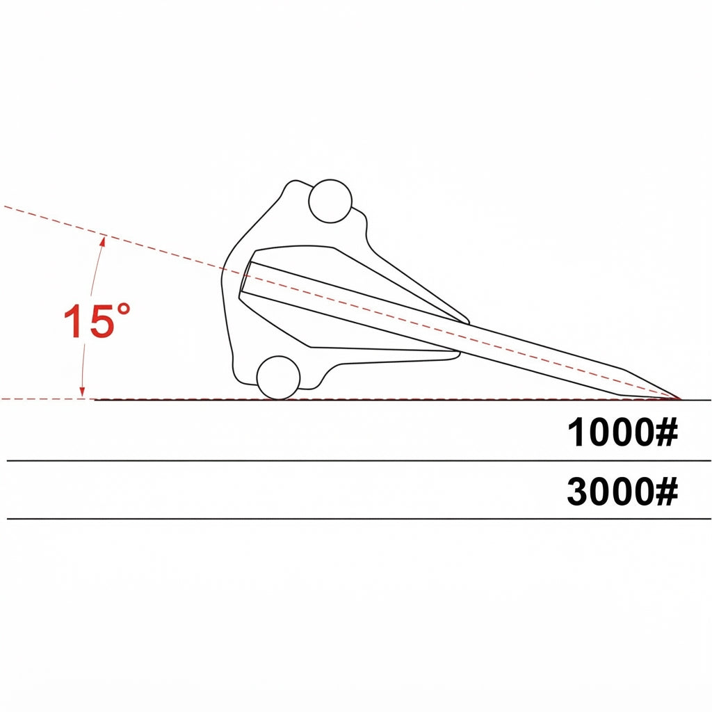 Havenholt Knife Sharpening Angle Guide with Whetstone