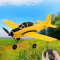 RC Plane 4 Channel 2.4GHz, Easy Fly Trainer with Gyro Stabilizer, 2 Batteries for Beginners and Kids