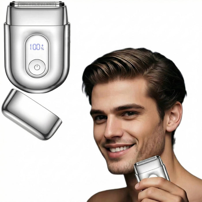 Havenholt Foil Travel Shaver with 3 Floating Blades and LED