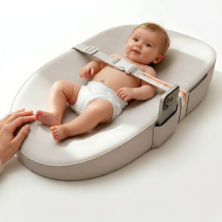 Havenholt Wipeable Baby Changing Mat with Phone Holder