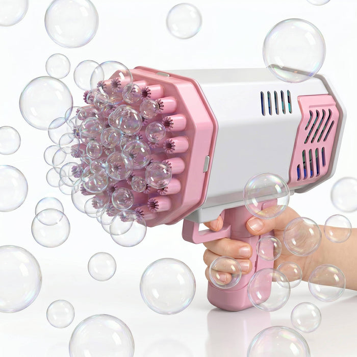 Havenholt 40-Hole Automatic Bubble Gun with LED Lights