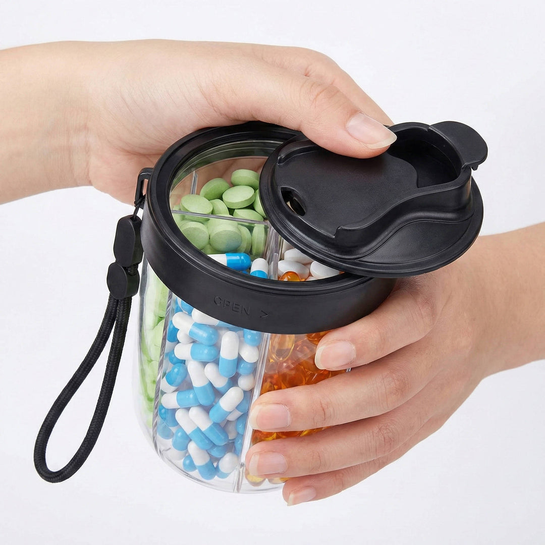 Havenholt Large Pill Organiser with 4 Compartments