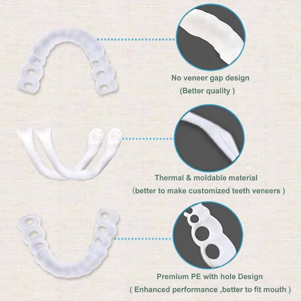 Havenholt Snap-On Veneers for Upper and Lower Teeth