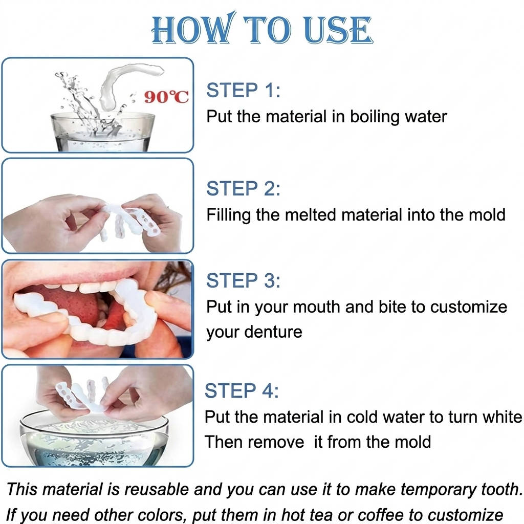 Havenholt Snap-On Veneers for Upper and Lower Teeth