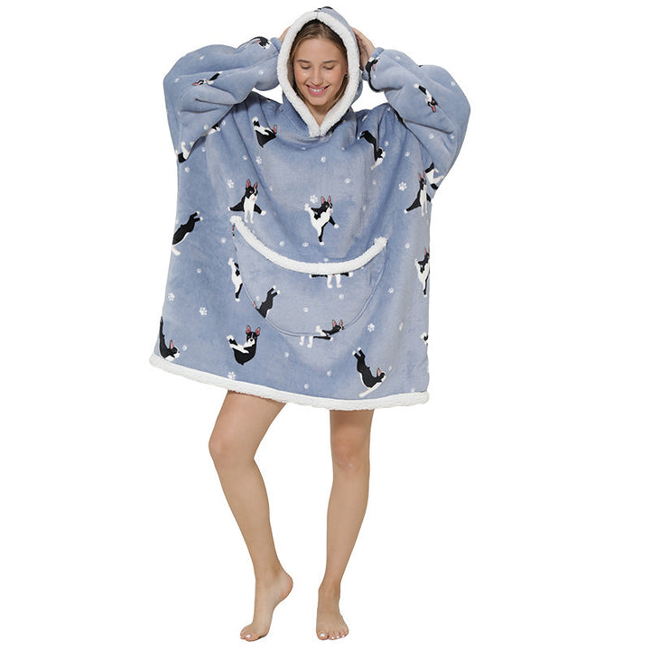 Giant Wearable Blanket Hoodie Oversized and Warm