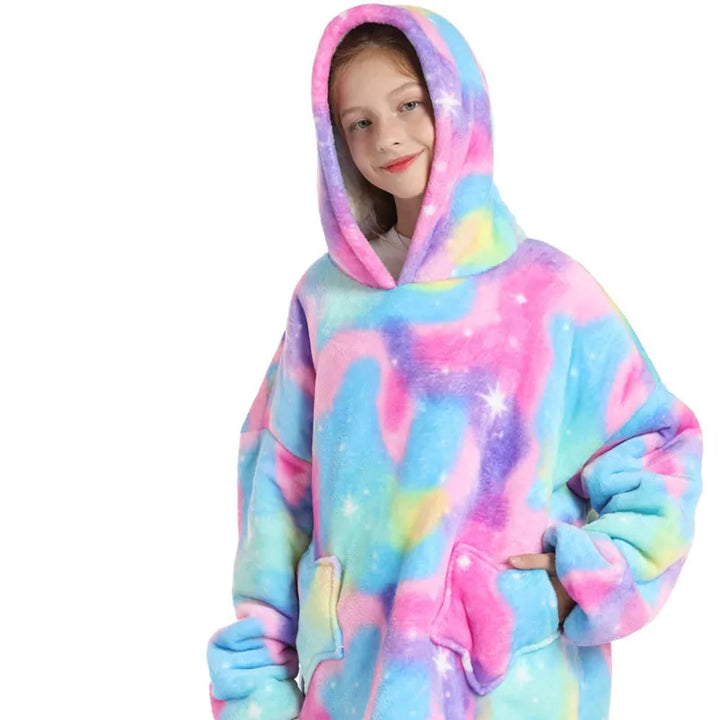 Giant Wearable Blanket Hoodie Oversized and Warm