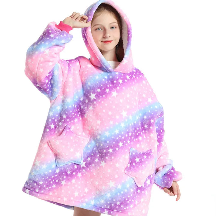 Giant Wearable Blanket Hoodie Oversized and Warm