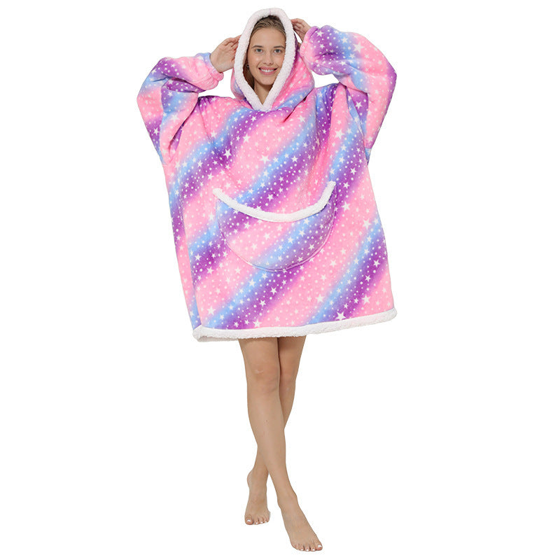 Giant Wearable Blanket Hoodie Oversized and Warm
