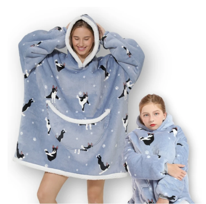 Giant Wearable Blanket Hoodie Oversized and Warm