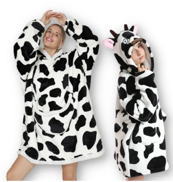 Giant Wearable Blanket Hoodie Oversized and Warm