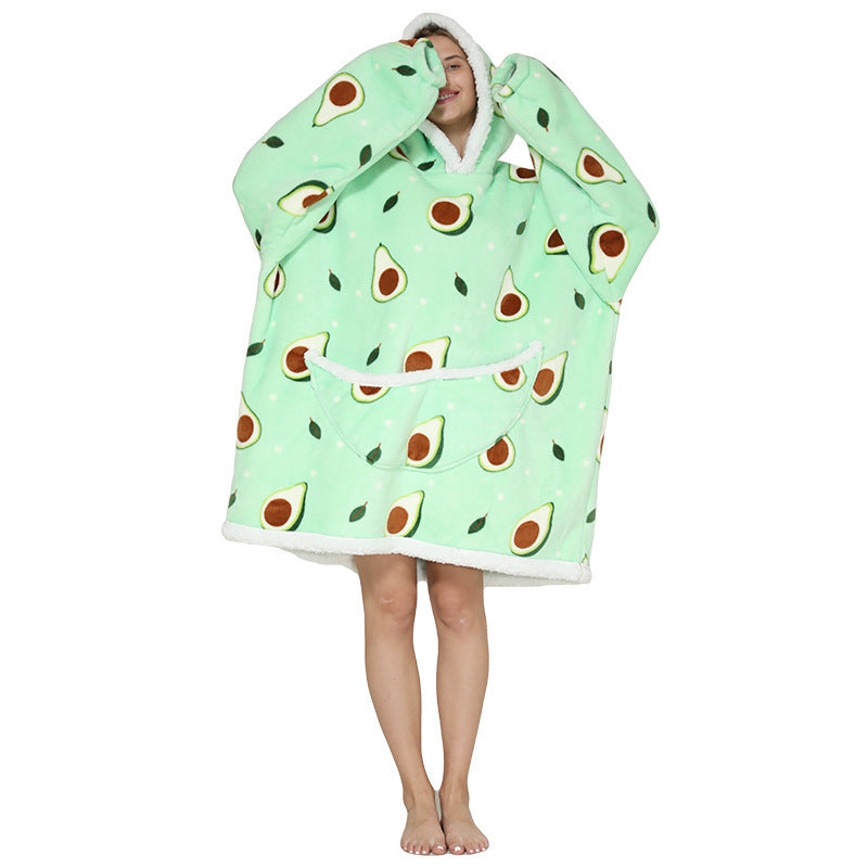Giant Wearable Blanket Hoodie Oversized and Warm