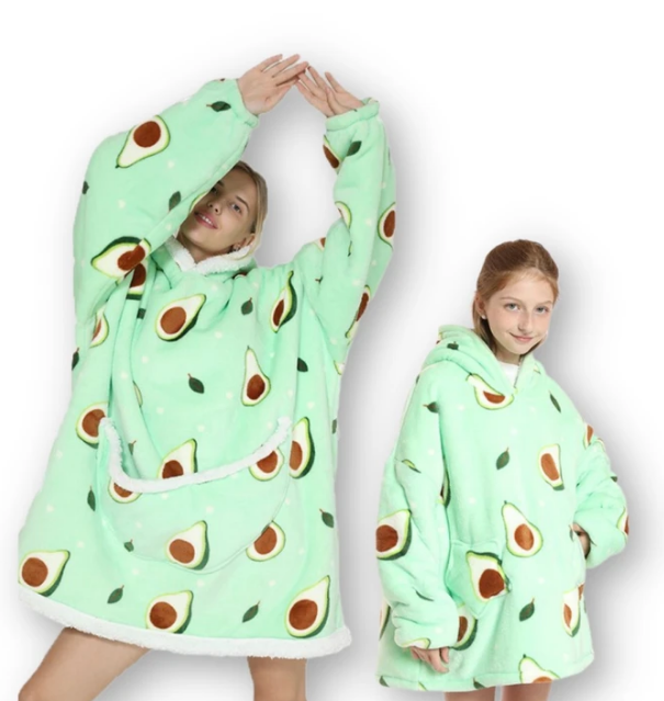 Giant Wearable Blanket Hoodie Oversized and Warm