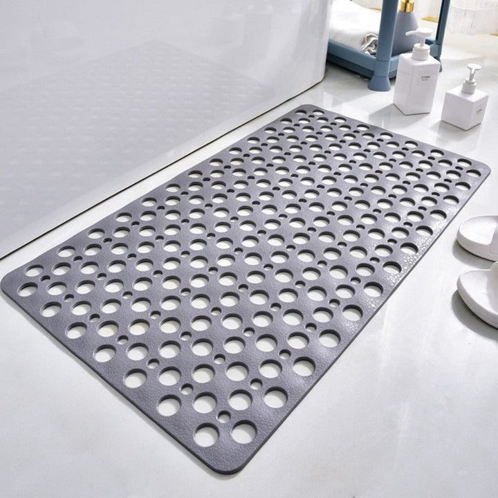 Textured Shower Mat with Bacterial Resistance and Non-Slip Grip