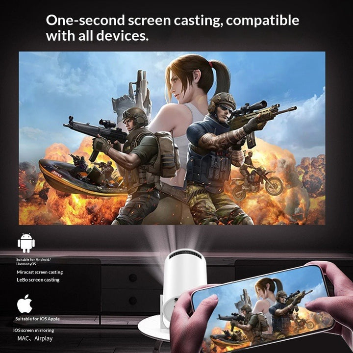 Havenholt Fast-Focus Portable HD Projector