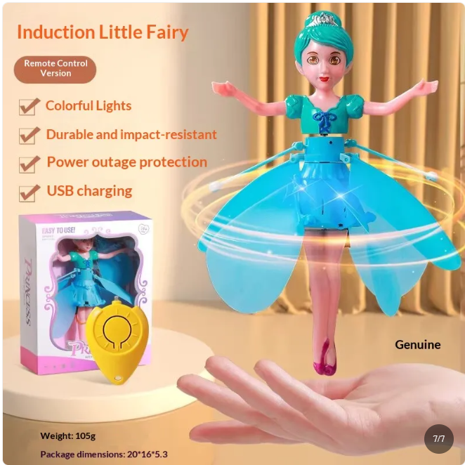 Hand-Controlled Flying Fairy Doll
