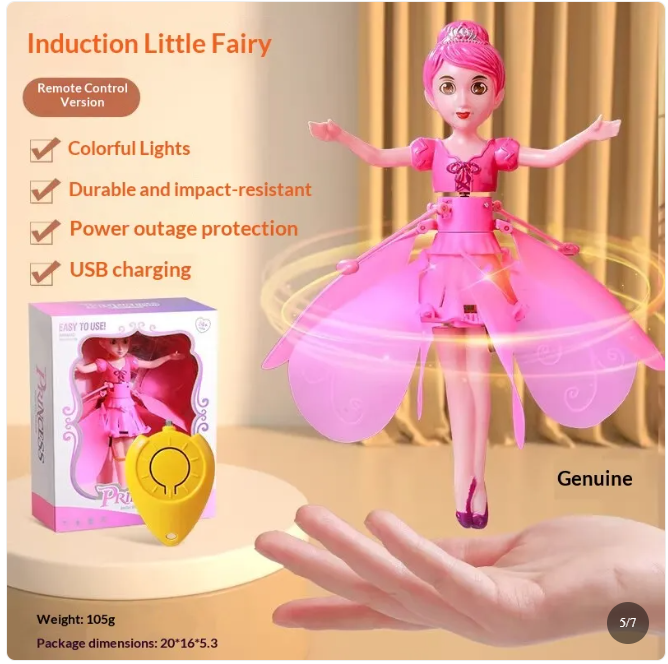 Hand-Controlled Flying Fairy Doll