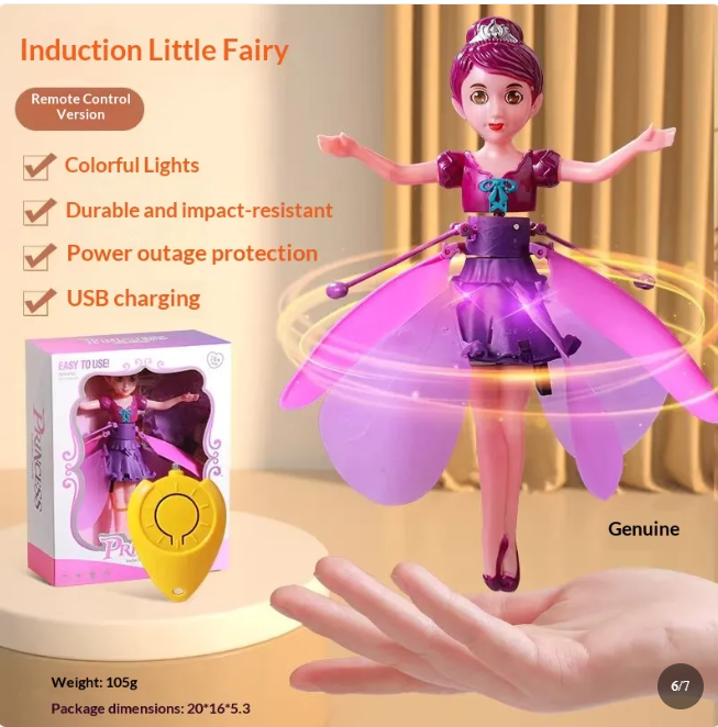 Hand-Controlled Flying Fairy Doll