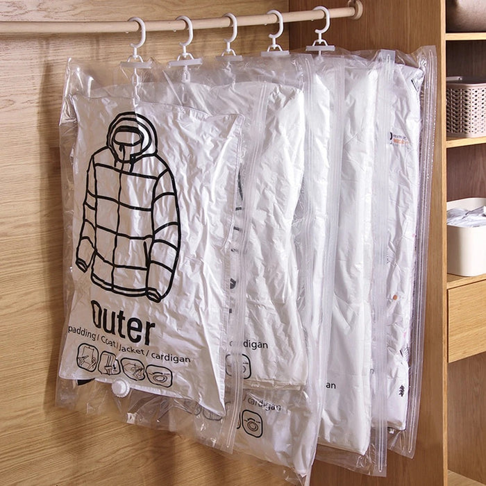 Hanging Vacuum Storage Bags, Set of 4