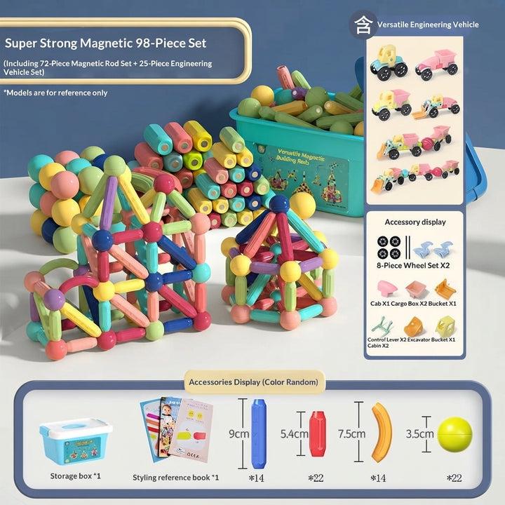 Havenholt Building Set with Magnetic Sticks and Balls