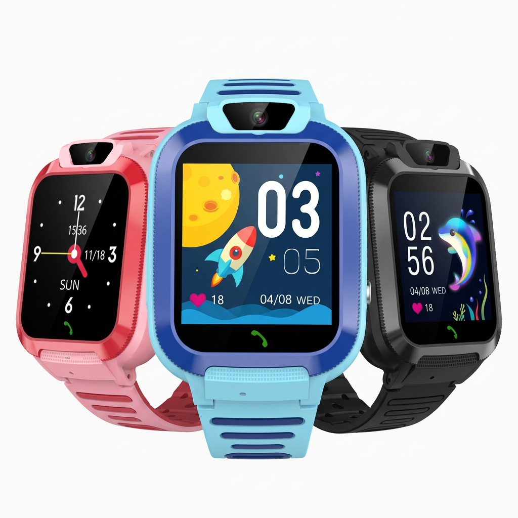 Kids Smartwatch with Camera and Color Touchscreen
